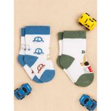 Civil Baby Beep Havlu 6-18 Ay 2'li Bebek Erk Çorap Set - Standart