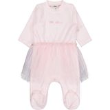 Civil Baby Bel Tüllü Patikli 1-9 Ay Tulum - Pembe 6-9 Ay - Açık Pembe - 6 - 9 Ay