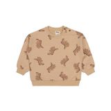 Civil Baby Benekli Dino Empirme 6-18 Ay Kahverengi Sweatshirt