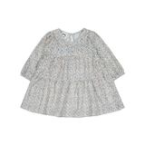 Civil Baby Çiçek Baskılı 6-18 Ay Mavi Elbise