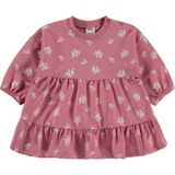 Civil Baby Çiçek Empirme Basic 6-18 Ay Pembe - Gül Kurusu Elbise