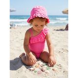 Civil Baby Çift Kat Fırfırlı 6-18 Ay Mayo - Pembe - 12 - 18 Ay - Neon Pembe