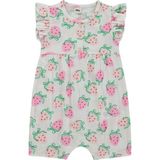 Civil Baby Çilek Empirme 6-18 Ay Ekru Tulum