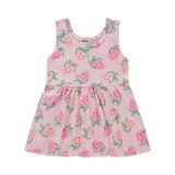 Civil Baby Çilek Empirme 6-18 Ay Pembe Elbise