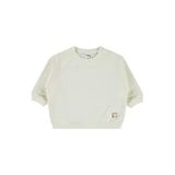 Civil Baby Civil Basic Kalp Etiketli Sweatshirt, 9-12 Ay, 19330J08425W1-EKR-74, Ekru, kız-bebek