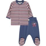 Civil Baby Çizgi Empirme 1-9 Ay Pijama Takımı - Bej - Taş Rengi - 3 - 6 Ay