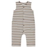 Civil Baby Çizgili 6-18 Ay Kahverengi Tulum