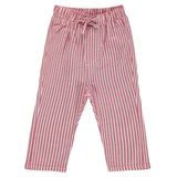 Civil Baby Çizgili 6-18 Ay Pantolon - Kırmızı