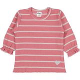 Civil Baby Çizgili 6-18 Ay Sweatshirt - Açık Kiremit - 9 - 12 Ay