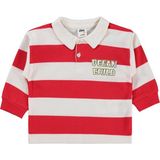 Civil Baby Çizgili 6-18 Ay Sweatshirt - Kırmızı - Kırmızı-796 - 9 - 12 Ay