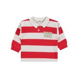 Civil Baby Çizgili 6-18 Ay Sweatshirt - Kırmızı