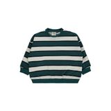Civil Baby Çizgili Erkek Bebek Sweatshirt, 6-9 Ay, Zümrüt Yeşili