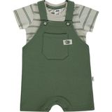 Civil Baby Çizgili Tişört 2'li Set 6-18 Ay Slopet - Haki - Orta Haki - 12 - 18 Ay