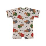 Civil Baby Cool Rhino Baskılı 6-18 Ay Bej Tulum