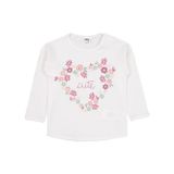 Civil Baby Cute Çiçek Baskılı 6-18 Ay Ekru Sweatshirt