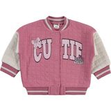 Civil Baby Cutıe Nakışlı 6-18 Ay Hırka - Pembe 9-12 Ay - Gül - Kurusu - 9 - 12 Ay