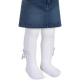 Civil Baby Derbili Aksesuarlı 6-18 Ay Bebek Kız Külotlu Çorap - Beyaz - 6-12 Ay - 00Y-Beyaz