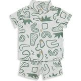 Civil Baby Desen Baskılı 6-18 Ay Ekru Takım