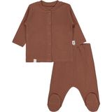 Civil Baby Düz 1-6 Ay Pijama Takımı - Kahve 6-9 Ay - Kahverengi - 6 - 9 Ay