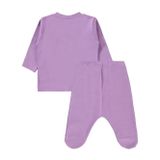 Civil Baby Düz 1-6 Ay Pijama Takımı - Lila 3-6 Ay