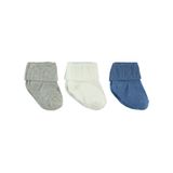 Civil Baby Erkek Bebek 3'lü Çorap Set 0-6 Ay İndigo