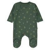 Civil Baby Erkek Bebek Patikli Tulum 1-6 Ay Soft Haki