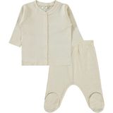Civil Baby Erkek Bebek Pijama Takımı 1-6 Ay Bej - 3 - 6 Ay