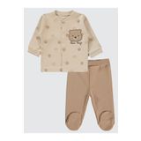 Civil Baby Erkek Bebek Pijama Takımı 1-6 Ay FilDişi