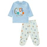Civil Baby Erkek Bebek Pijama Takımı 1-6 Ay Mavi