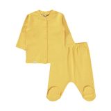 Civil Baby Erkek Bebek Pijama Takımı 1-6 Ay Sarı
