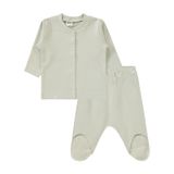 Civil Baby Erkek Bebek Pijama Takımı 1-6 Ay Taş Rengi