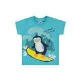 Civil Baby Erkek Bebek Surf Day's Baskılı Tişört, 6-9 AY, 18330H86325S1-TRK-68, Turkuaz, Bebek-Erkekler