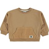 Civil Baby Etiketli Basic 6-18 Ay Kahverengi - Camel - Gri Sweatshirt