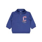 Civil Baby Fermuarlı C Baskılı 6-18 Ay Mavi Sweatshirt