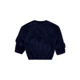 Civil Baby Fırfırlı Sweatshirt, 6-9 AY, 19330J32025W1-LCV-68, Lacivert, kız-bebek