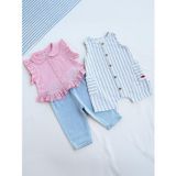 Civil Baby Fistolu Fırfırlı 6-18 Ay Gömlek - Pembe