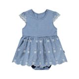 Civil Baby Fistolu Zıbınlı 6-18 Ay Mavi Elbise