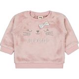 Civil Baby Fiyonk Meow Nakışlı 6-18 Ay Sweatshirt - Lila - Pembe-PN688 - 12 - 18 Ay