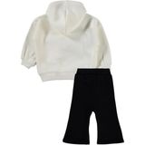 Civil Baby Fiyonk Nakışlı 6-18 Ay Ekru Takım