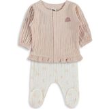 Civil Baby Gökkuşağı Baskılı 1-9 Ay Pijama Takımı - Ekru - 3 - 6 Ay