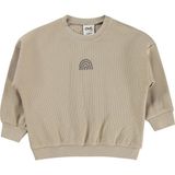 Civil Baby Gökkuşağı Baskılı 3-18 Ay Sweatshirt - Bej - Vizon - Mor - 6 - 9 Ay