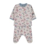 Civil Baby Gökkuşağı Empirme 1-9 AY Pijama Takımı - Bej