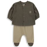 Civil Baby Güneş Baskılı 1-9 Ay Pijama Takımı - Kahverengi