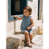Civil Baby Güneş Nakışlı 6-18 Ay Yeşil Tulum