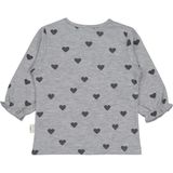 Civil Baby Kalp Baskılı 6-18 Ay Gri Sweatshirt