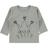 Civil Baby Kalp Taçlı 6-18 Ay Sweatshirt - Gri - Gri-GR436 - 6 - 9 Ay