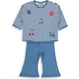 Civil Baby Karışık Meyve Baskılı 6-18 Ay Pastel Mavi Takım
