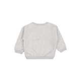 Civil Baby Keep Smiling Etiketli Basic Sweatshirt, 9-12, 19330J16525W1-KRJ-74, Kar Melanj, erkek-bebek