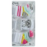 Civil Baby Kız Bebek 3'lü Çorap Set 0-24 Ay Pembe