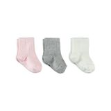 Civil Baby Kız Bebek 3'lü Çorap Set 6-18 Ay Pembe